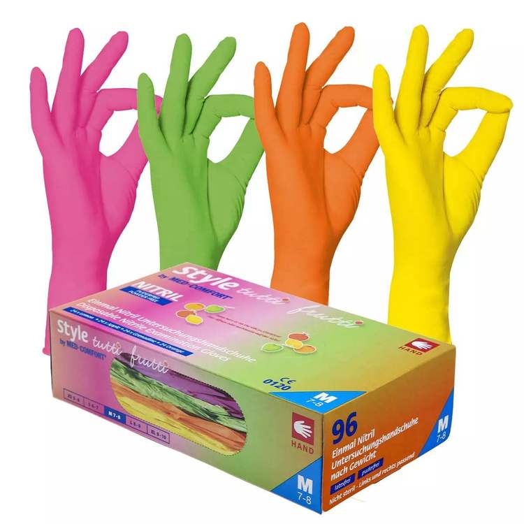 Basicmed Nitril USH Tutti-Frutti Gr. S