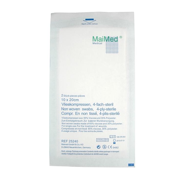 Basicmed Vlieskompressen 10x20 cm