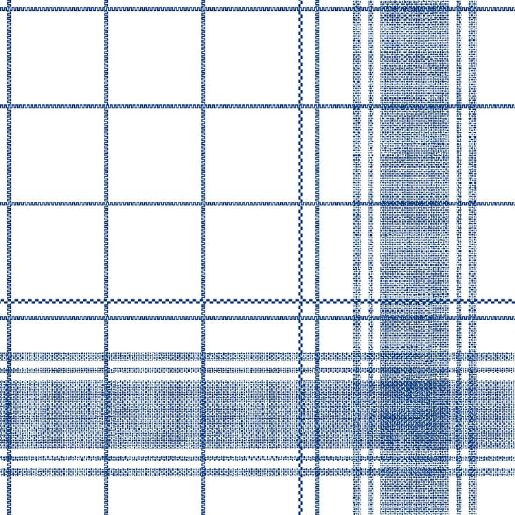 Basicmed Serviette Nadeem blau