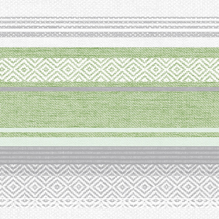 Basicmed Serviette Lagos grau/grün