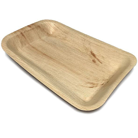 Basicmed Palmblatt Teller, 240x160mm