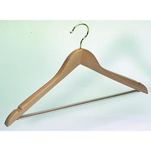 Basicmed Kleiderbügel Holz natur
