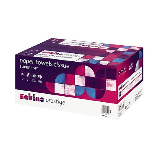 Basicmed Papierhandtuch Satino Prestige