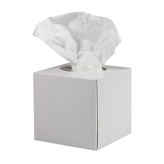 Basicmed Kosmetiktücher Würfelbox weiss