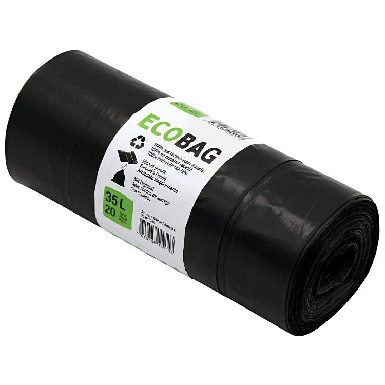 Basicmed Kehrichtsack 35L schwarz