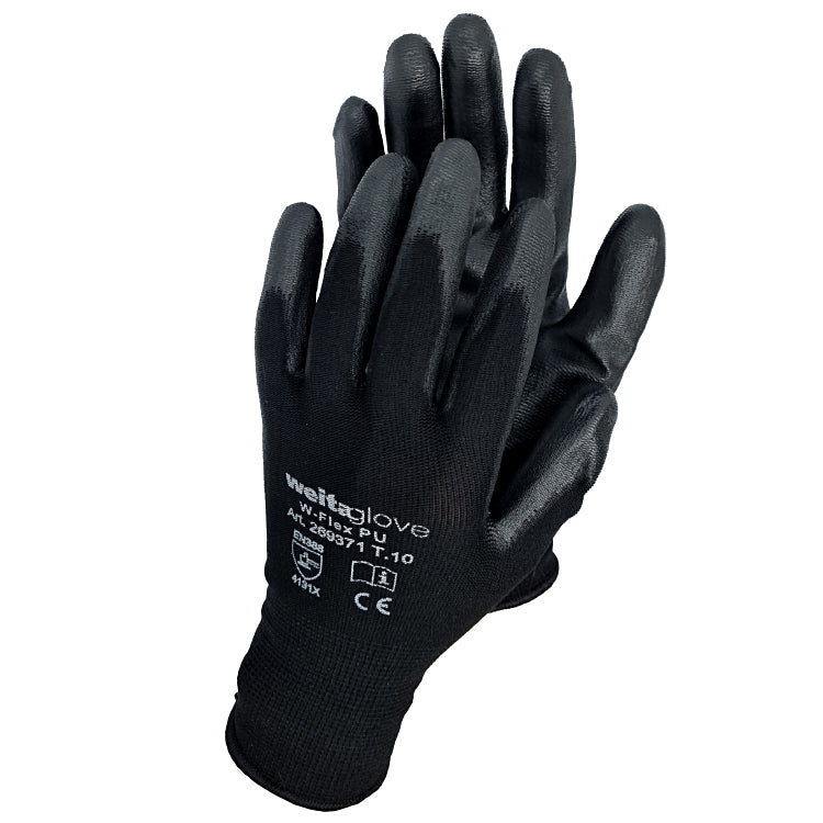 Basicmed W-Flex PU Schwarz Gr. 7/S