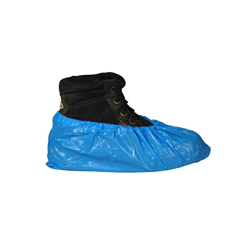 Basicmed Ueberschuhe blau PE 40my XL