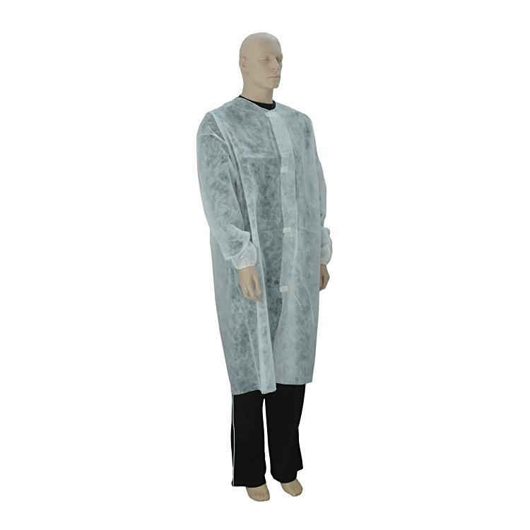 Basicmed Besuchermantel Herren weiss