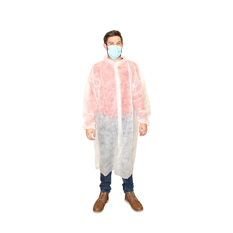 Basicmed Besuchermantel Herren weiss K
