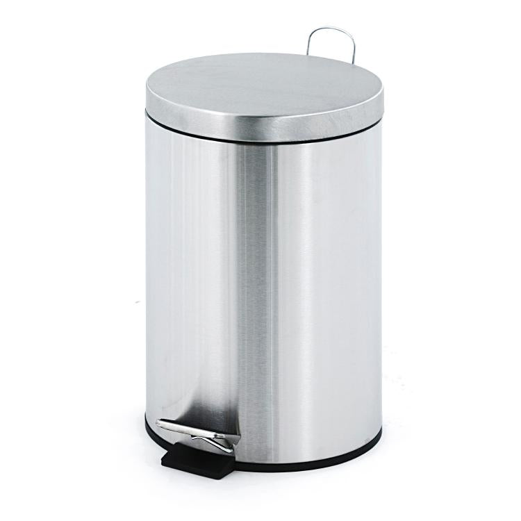 Basicmed Treteimer 12L Edelstahl
