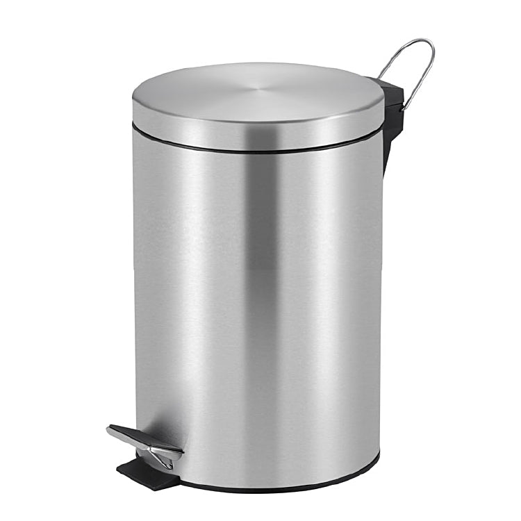Basicmed Treteimer 20L Edelstahl matt