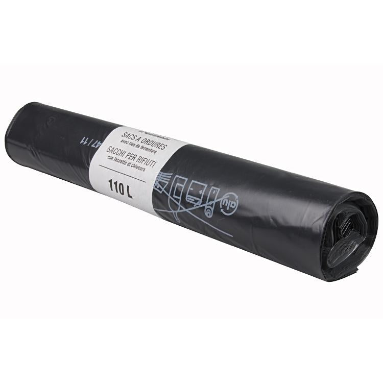 Basicmed Kehrichtsack 110L/schwarz