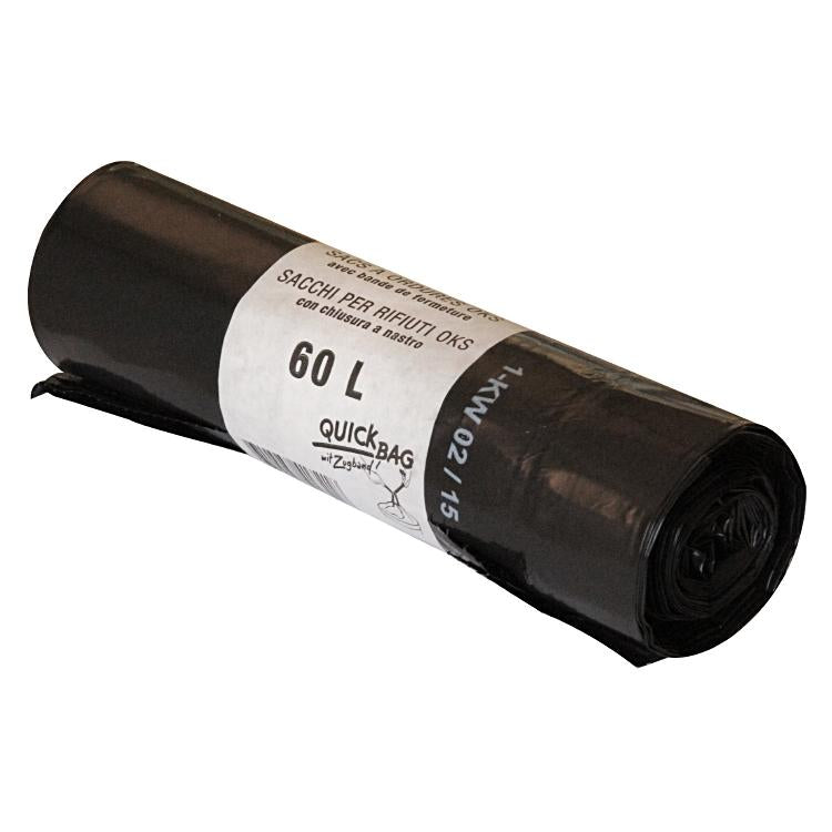 Basicmed Kehrichtsack 60L/schwarz
