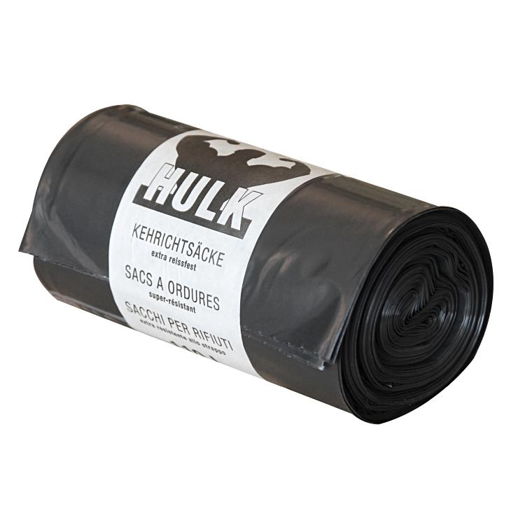 Basicmed Kehrichtsack 110L/schwarz Hulk