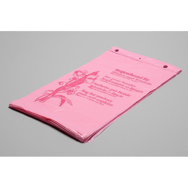 Basicmed Hygienebeutel rosa 34x19cm