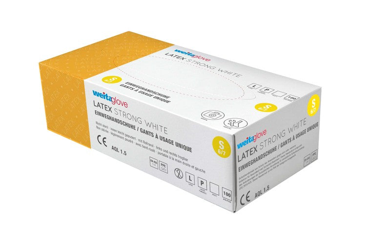 Weitaglove Latex Strong Weiss 100er Box