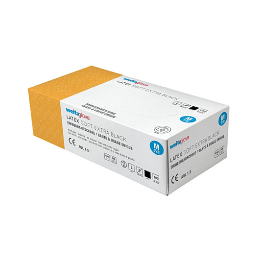 Basicmed Latex Soft Extra Black M