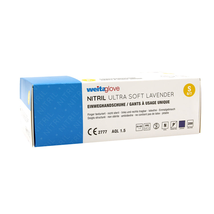 Weitaglove Nitril Ultra Soft Lavendel 200er Box