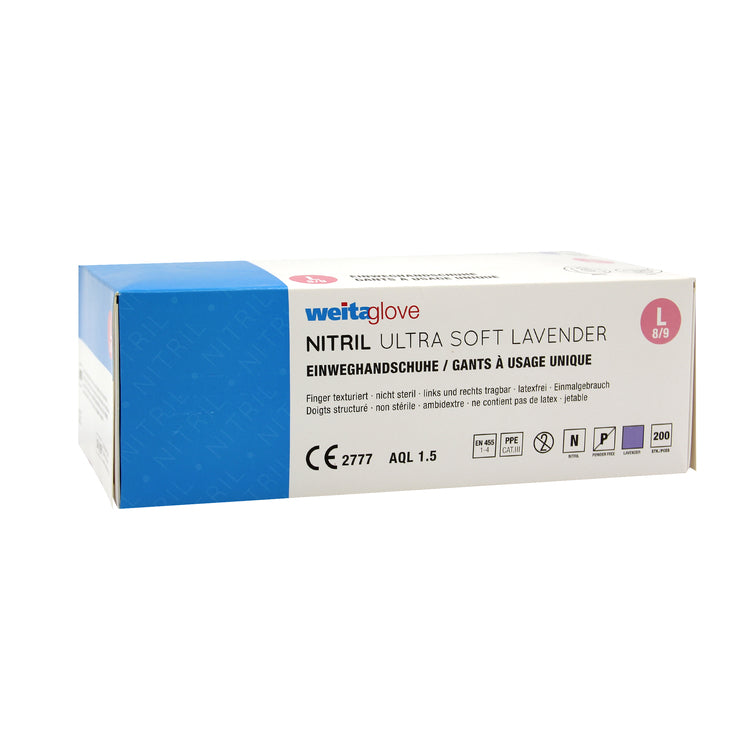 Weitaglove Nitril Ultra Soft Lavendel 200er Box