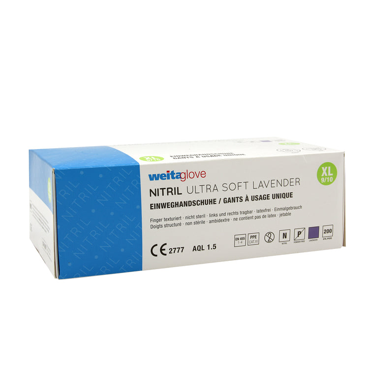 Weitaglove Nitril Ultra Soft Lavendel 200er Box