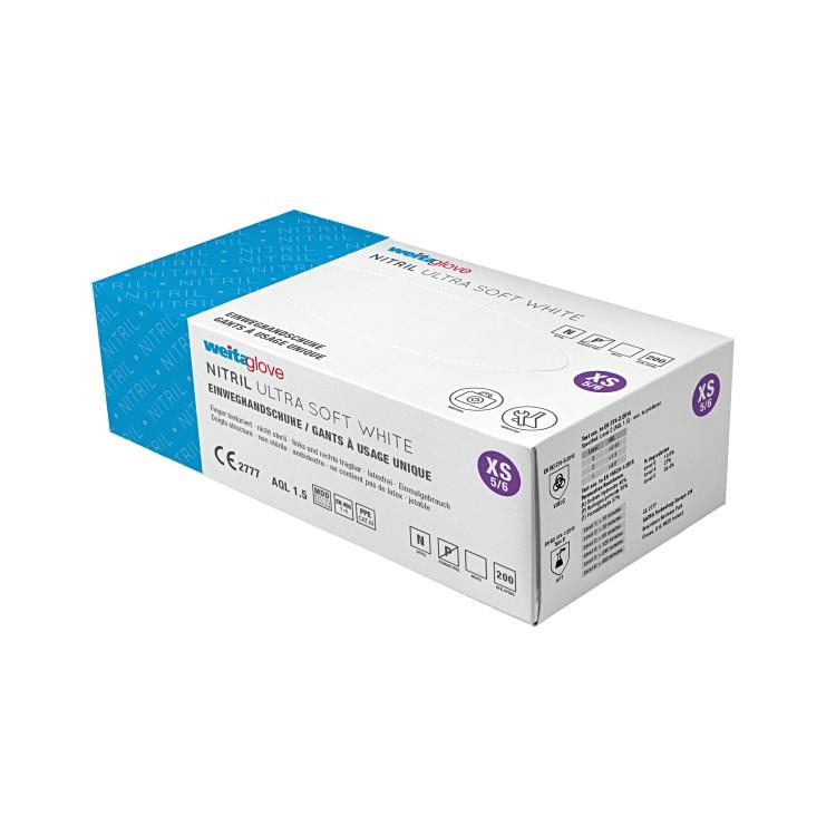 Weitaglove Nitril Ultra Soft Weiss 200er Box