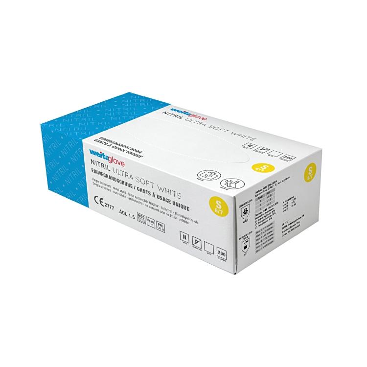 Weitaglove Nitril Ultra Soft Weiss 200er Box