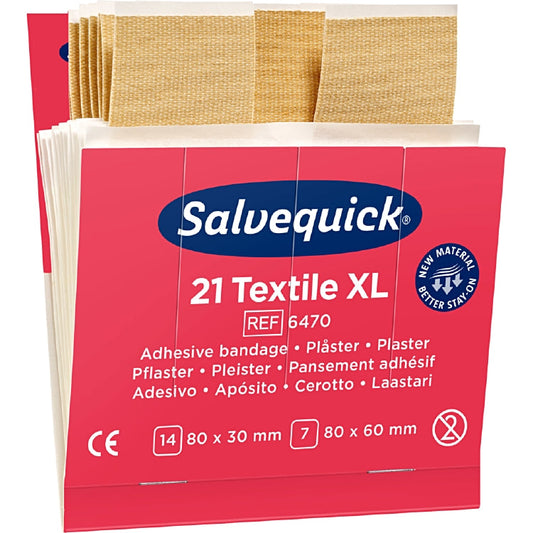 Basicmed Salvequick Pflaster Textil XL