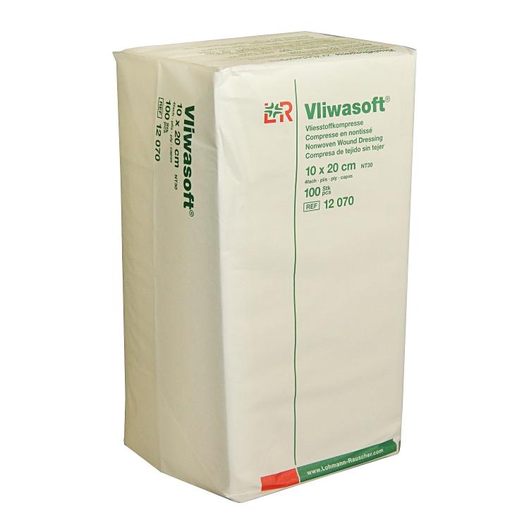 Basicmed Vliwasoft Vlieskompr. 10x10 cm