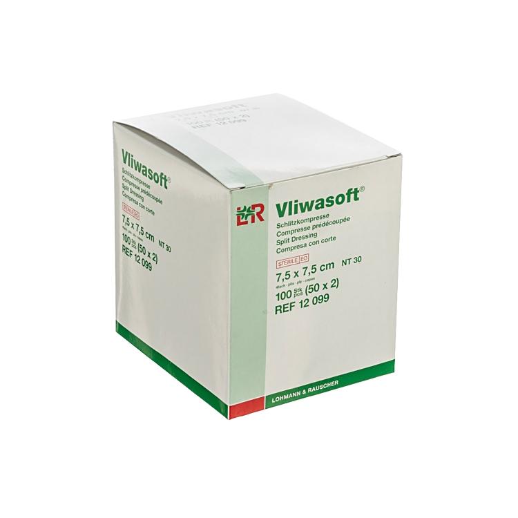 Basicmed Vliwasoft 7.5 x 7.5 cm, steril