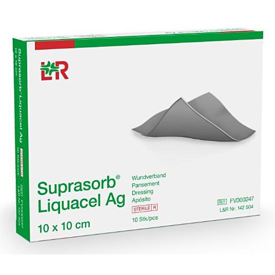 Basicmed Suprasorb Liquacel Ag 15x15 cm