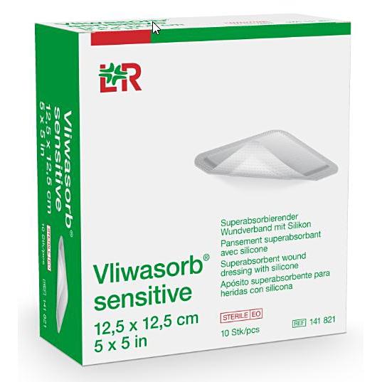 Basicmed Vliwasorb sensitive 7.5x7.5cm