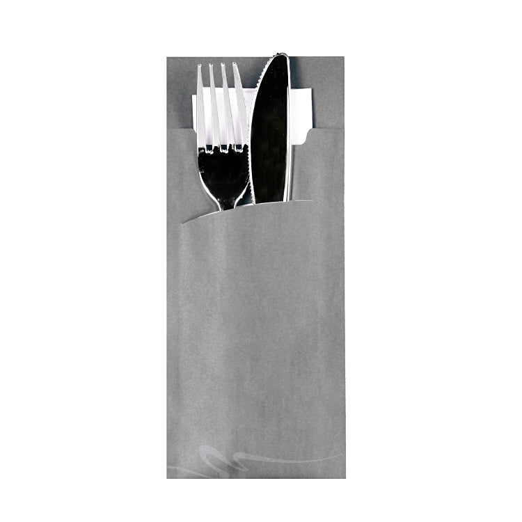 Basicmed Bestecktasche grau 20x8.5cm