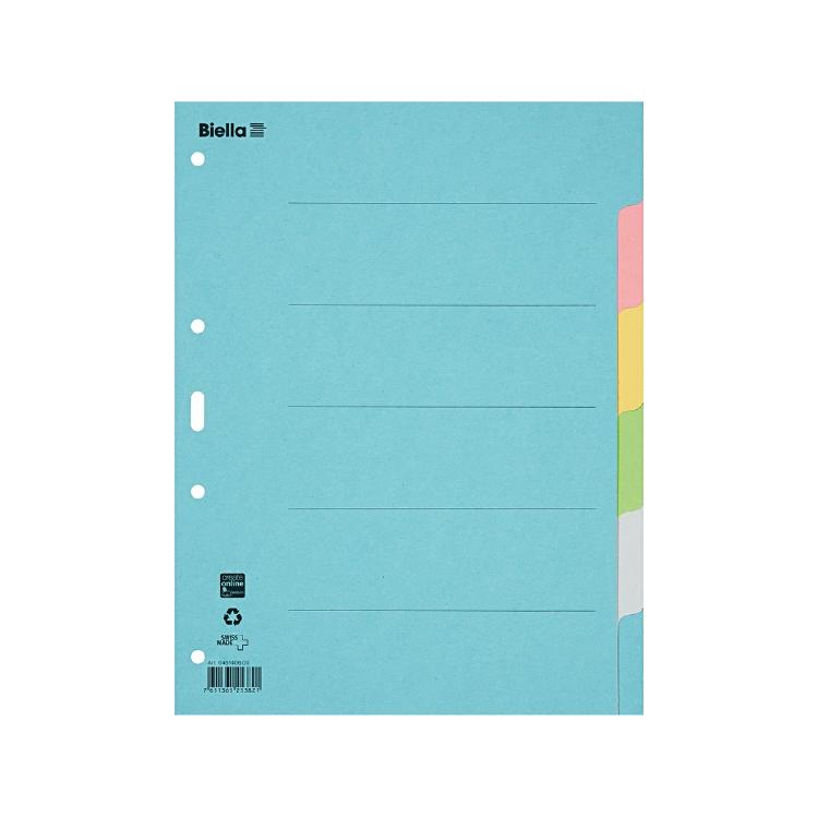 Basicmed Biella Register Karton farbig