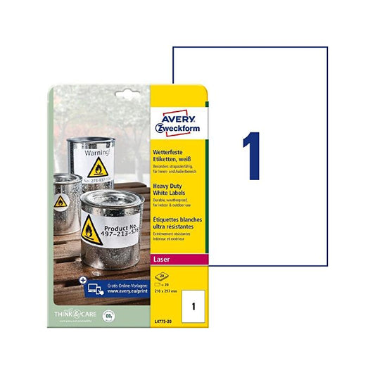 Basicmed AVERY ZW. Laser-Etiketten 210x