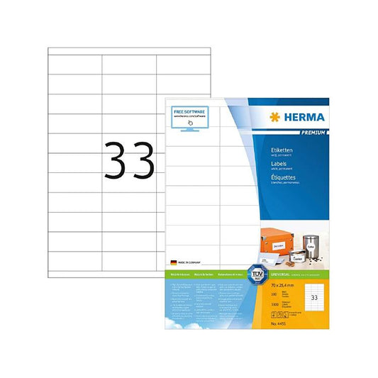 Basicmed HERMA Universal-Etiketten 70x2