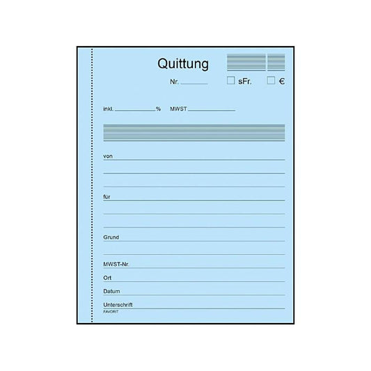 Basicmed FAVORIT Quittungen D A6 9096 O
