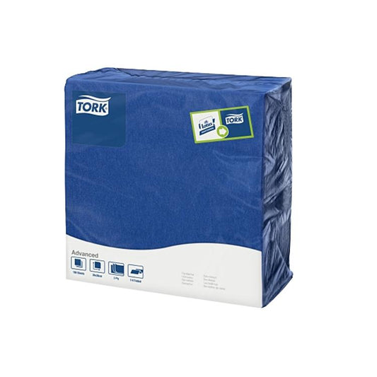 Basicmed Tork Dinnerservietten blau
