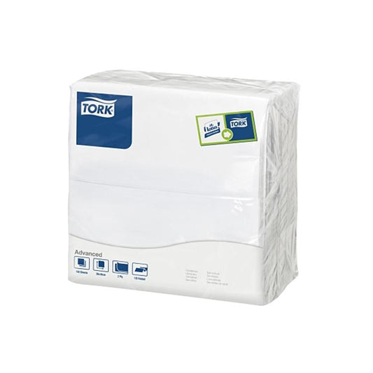 Basicmed Tork Dinnerserviette weiss
