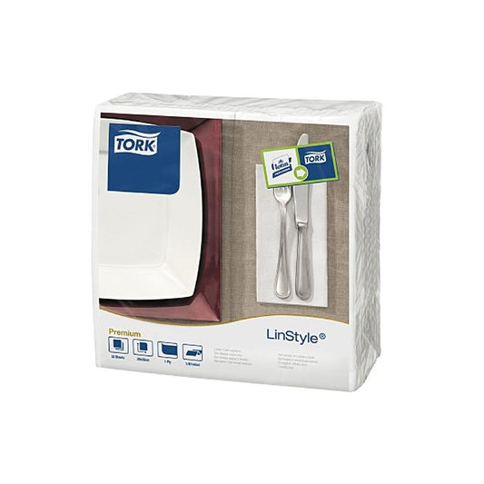 Basicmed Tork LinStyle Serviette weiss