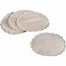 Basicmed Untersetzer rund 9cm weiss 8lg