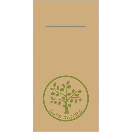Basicmed Pocket-Napkin Love Nature natu