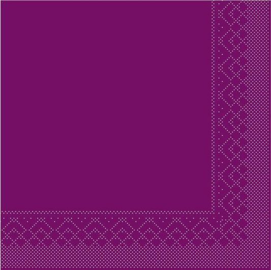 Basicmed Serviette BASIC  AUBERGINE