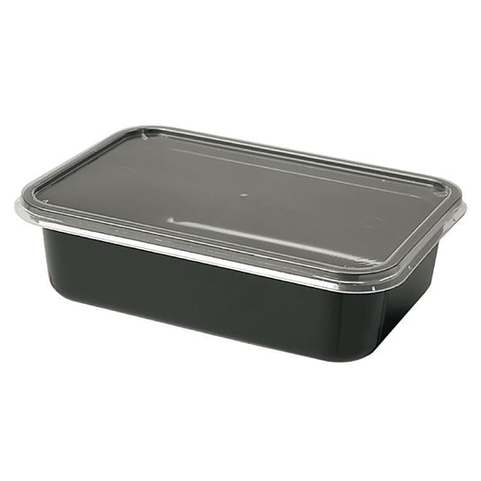 Basicmed Behälter schwarz PP 750ml