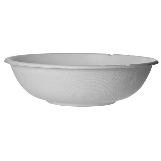 Basicmed Schale Bagasse 940 ml weiss
