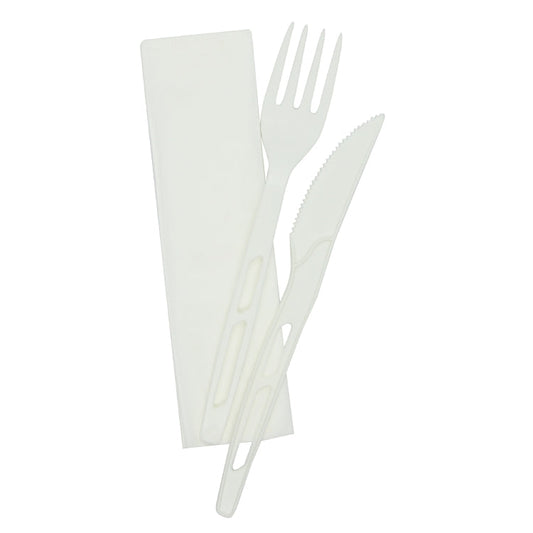 Basicmed Besteckset C-PLA 3-teilig