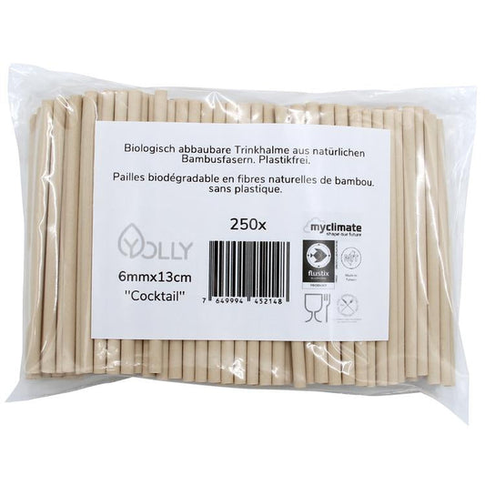 Basicmed Trinkhalm Bambusfaser