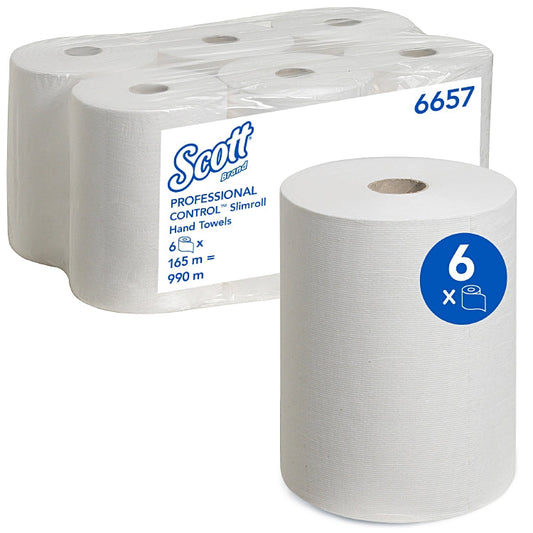 Basicmed Scott Slimroll Handtücher weis