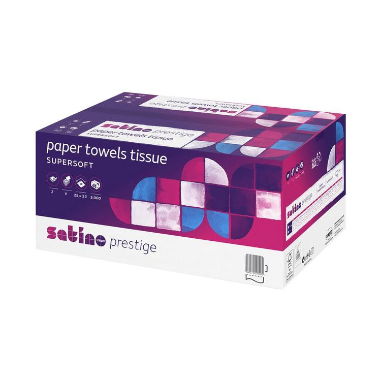 Basicmed Papierhandtuch Satino Prestige