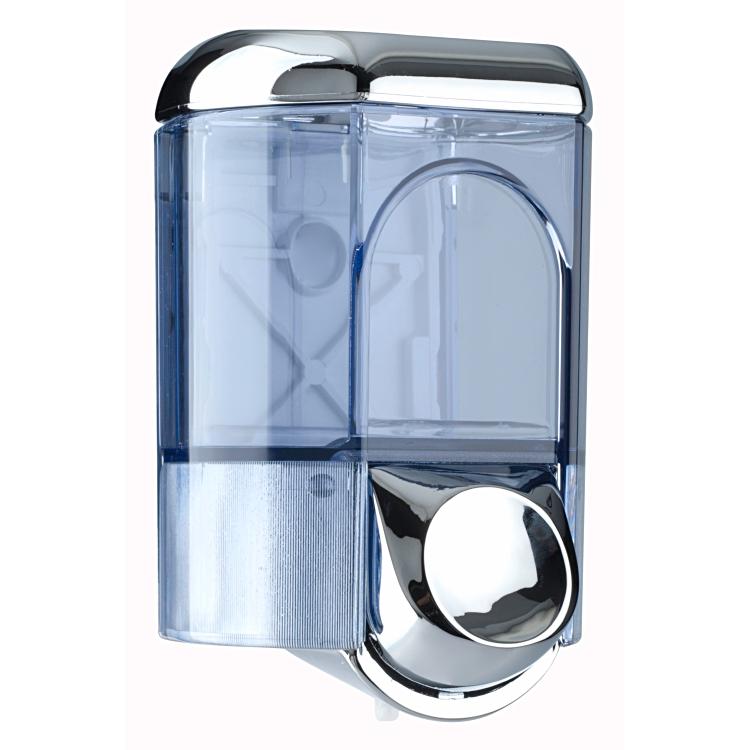 Basicmed Seifenspender chrom transp.