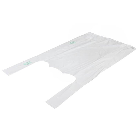 Basicmed Shopper Bags weiss HDPE 11 my